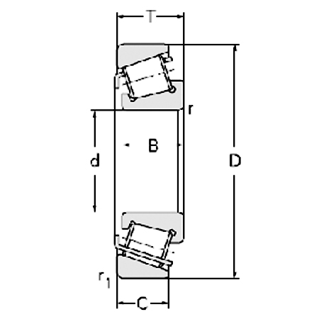  32300 Series Tapered Roller Bearings